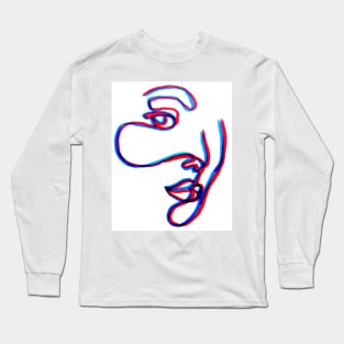 Abstract Woman Long Sleeve T-Shirt